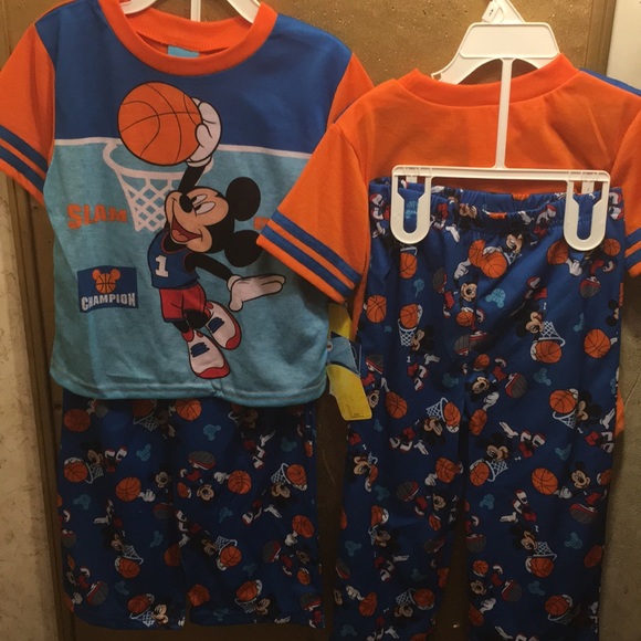 Disney Mickey Mouse Boys Toddler Pajama Set Size 2T 4T 5T NWT